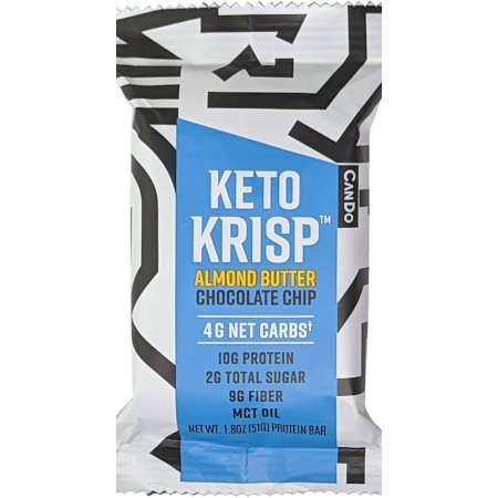 Keto-friendly Bars - Almond Butter with Chocolate Chip